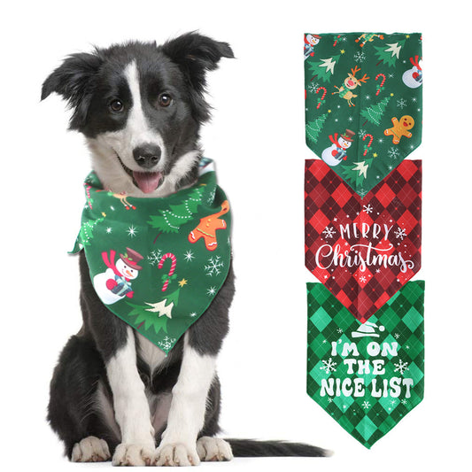 HOT SALES Pets bibs Christmas Pets Bibs Limited Edition