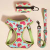 MIDEPET Cute Pink Heart Design Dog Harness Leash Set Reflective Made Polyester Nylon Valentine's Day Gift for Pets OEM/ODM