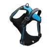 Pet Accessories Football Grid Reflective Explosion-Proof Dog Chest Harness Solid Pattern Walking Leash Set for Pets