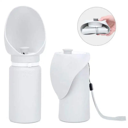 Pet Bowl Portable Foldable Cat and Dog Bowl Leak Proof Silicone Outdoor Travel Feeding Bottle Pet Supplies Wholesale