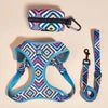 MIDEPET Cute Pink Heart Design Dog Harness Leash Set Reflective Made Polyester Nylon Valentine's Day Gift for Pets OEM/ODM