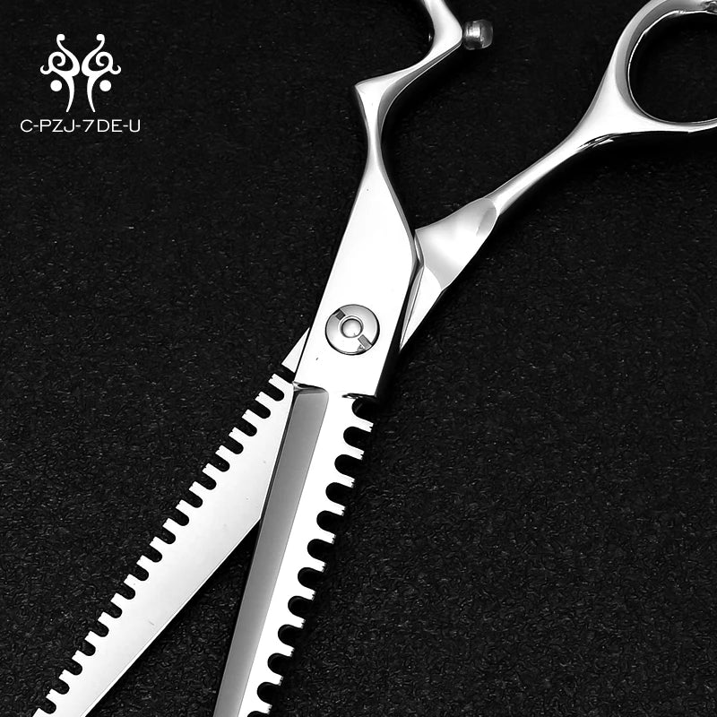Professional and Special Design Pet Grooming 440C Straight Hair Cutting Scissors for Dog Grooming Tool