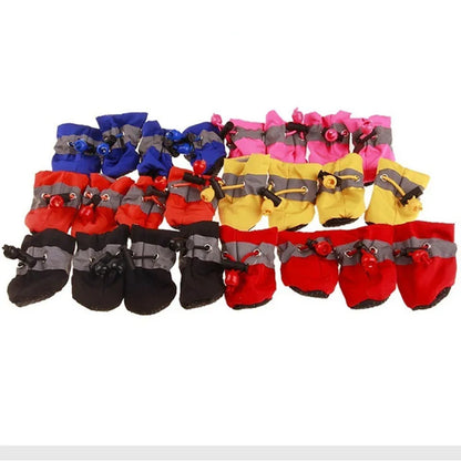 Botas Impermeables para Mascotas (4 Piezas)