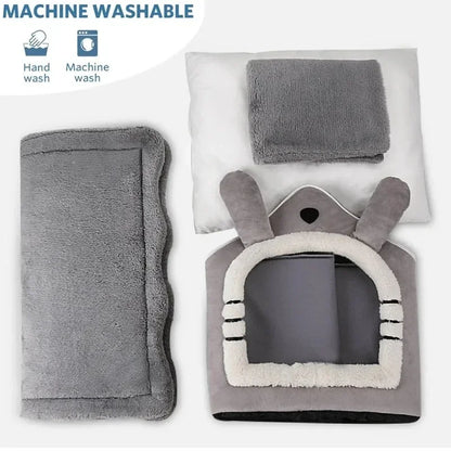 Casa cama para Mascotas - Suave y Cálida