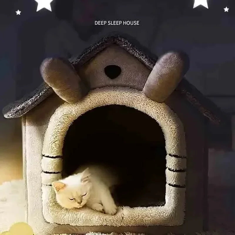 Casa cama para Mascotas - Suave y Cálida