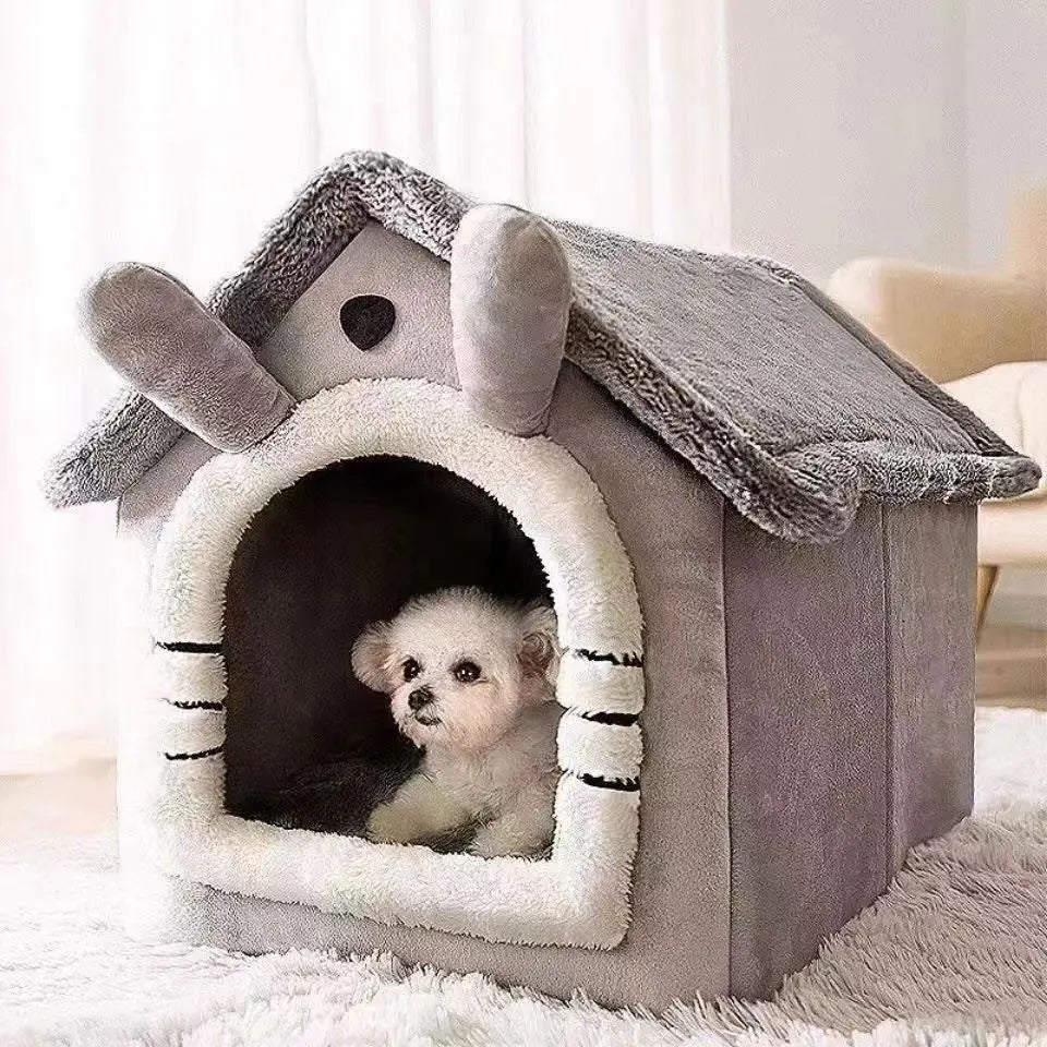 Casa cama para Mascotas - Suave y Cálida