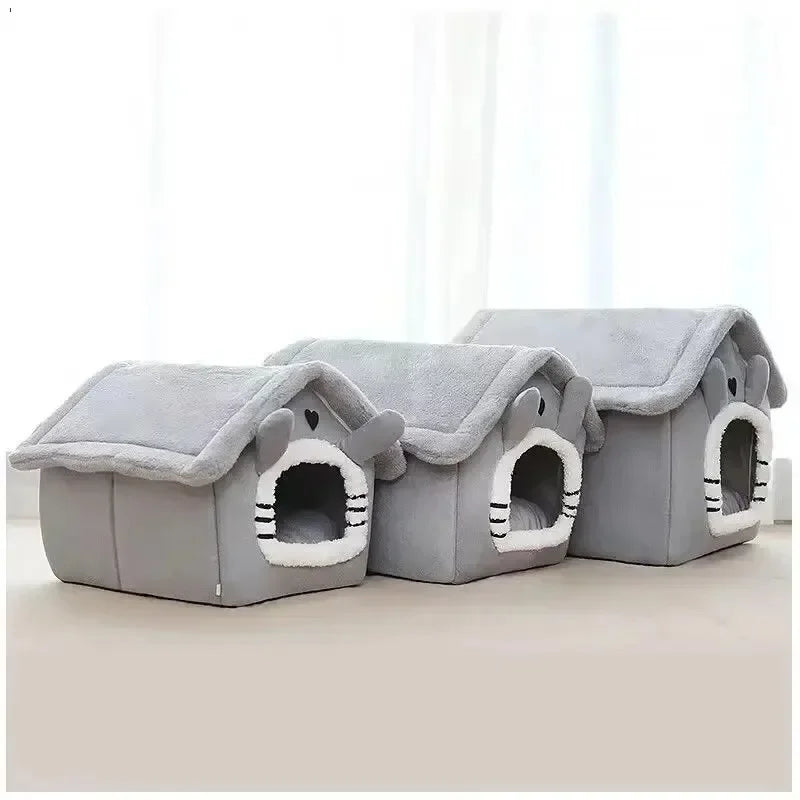 Casa cama para Mascotas - Suave y Cálida