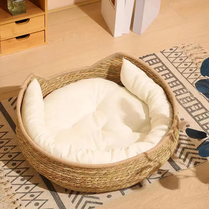 Cama Redonda para Gatos - Cómoda y Todo Clima