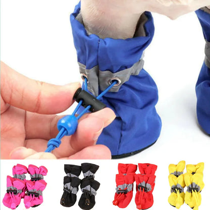 Botas Impermeables para Mascotas (4 Piezas)