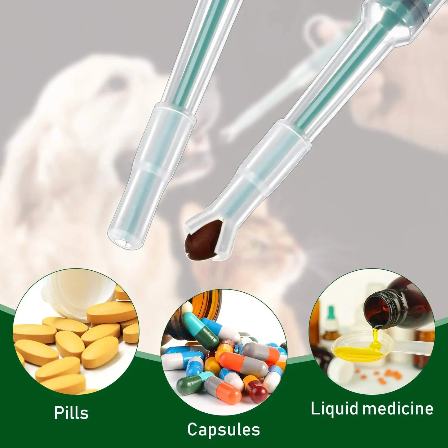 Dispensador de Medicamentos para Mascotas