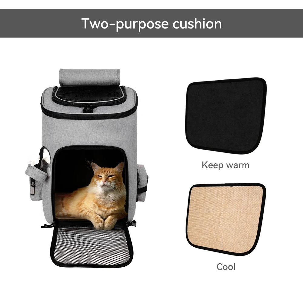 Mochila Transportadora para Gatos