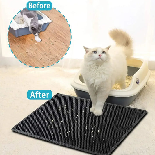 Tapete para Arena de Gato - Impermeable