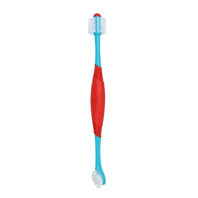 Pet Double Head Dog Toothbrush Pet Tooth Cleaning Tools Dental Care for Pet Cat Grooming Toothbrush Pet Supplies
