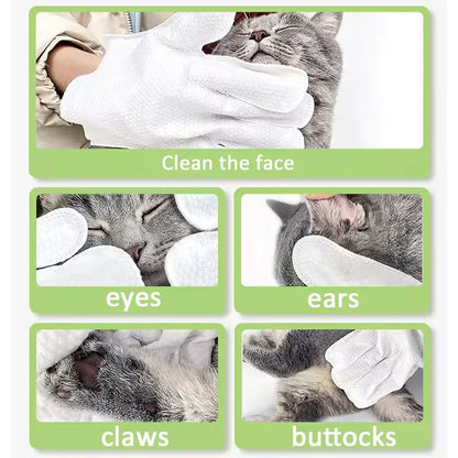 Guantes de Aseo para Mascotas - Sin Agua