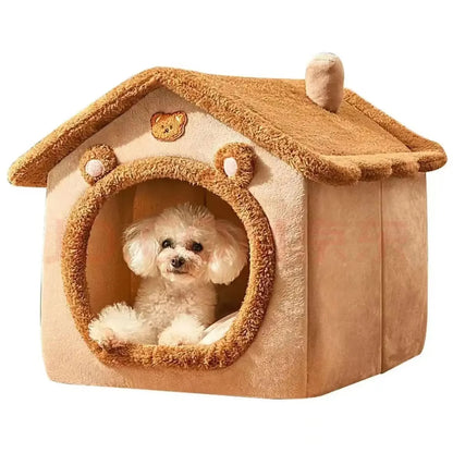 Casa cama para Mascotas - Suave y Cálida