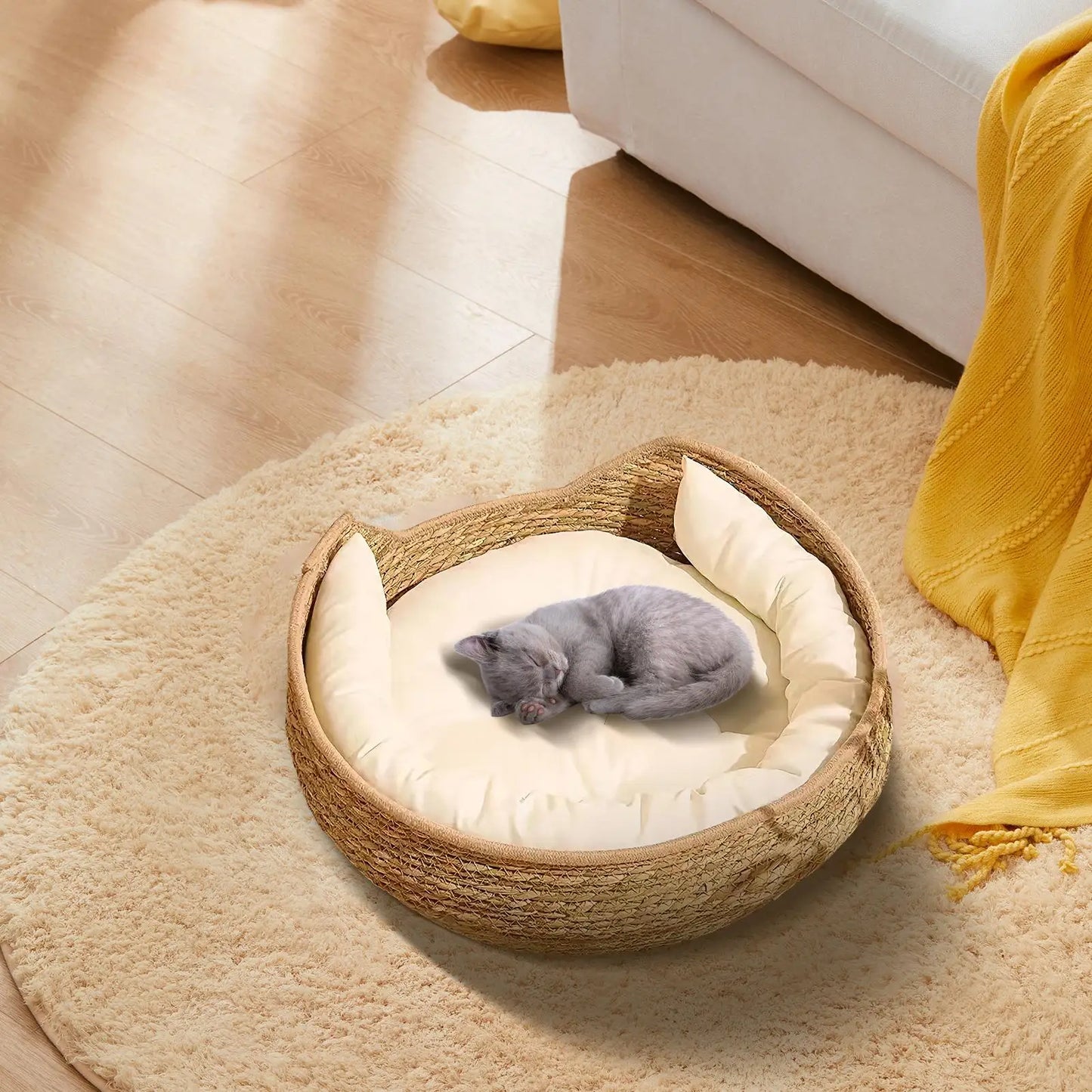 Cama Redonda para Gatos - Cómoda y Todo Clima