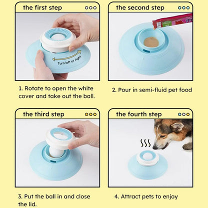 Dispensador de Comida para Mascotas - Alimentación Lenta