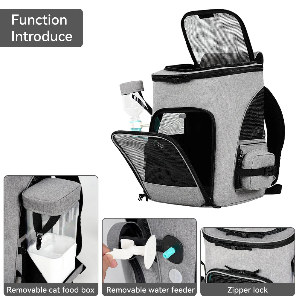 Mochila Transportadora para Gatos