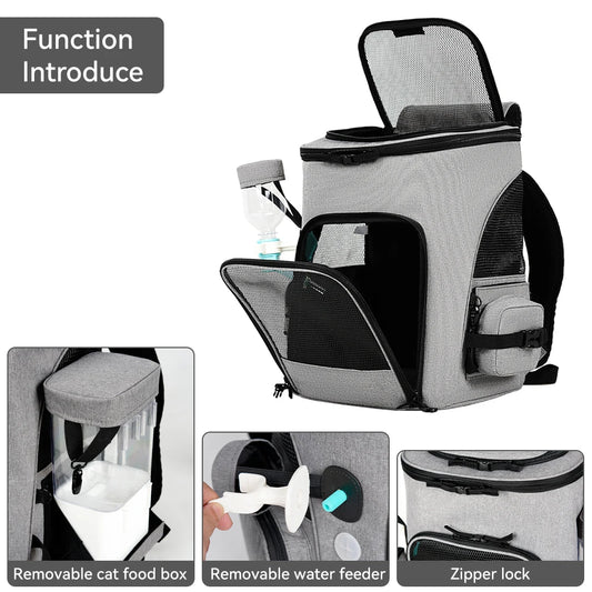 Mochila Transportadora para Gatos
